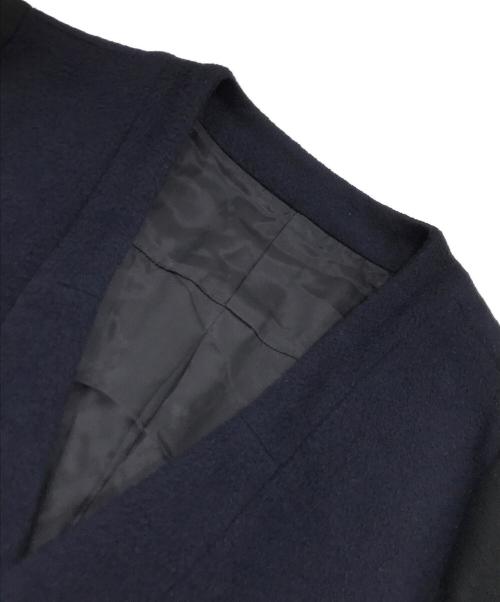 Licht Bestreben（リヒトベシュトレーベン）Licht Bestreben (リヒトベシュトレーベン) アルパカブレンドチェスターコート ネイビー サイズ:Mの古着・服飾アイテム