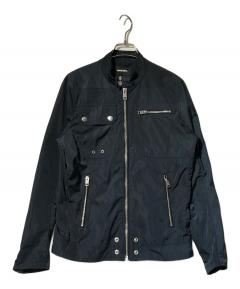 中古・古着通販】LEFLAH (レフラー) レザー切替スタジャン ブラック