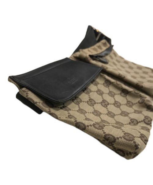 GUCCI（グッチ）GUCCI (グッチ) GG柄ウエストポーチ ベージュの古着・服飾アイテム