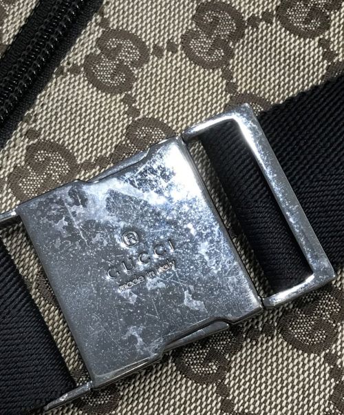 GUCCI（グッチ）GUCCI (グッチ) GG柄ウエストポーチ ベージュの古着・服飾アイテム