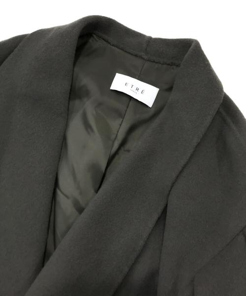 ETRE TOKYO（エトレトウキョウ）ETRE TOKYO (エトレトウキョウ) バルーンスリーブリバーコート ベージュ サイズ:Sの古着・服飾アイテム