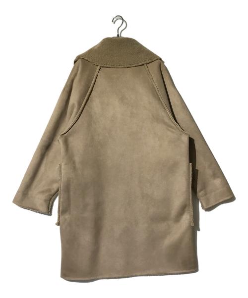 background（バックグラウンド）background (バックグラウンド) ボアコート ブラウン サイズ:Mの古着・服飾アイテム