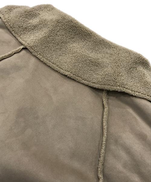 background（バックグラウンド）background (バックグラウンド) ボアコート ブラウン サイズ:Mの古着・服飾アイテム