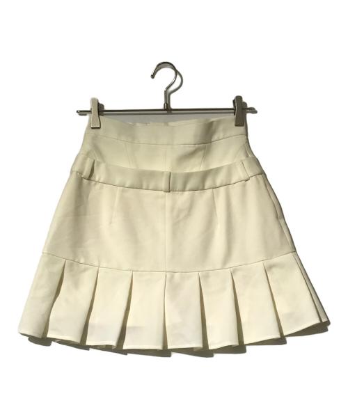 eimy istoire（エイミーイストワール）eimy istoire (エイミーイストワール) ロゴプリーツスカパン アイボリー サイズ:S 未使用品の古着・服飾アイテム