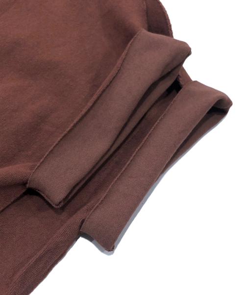 ISSEY MIYAKE（イッセイミヤケ）ISSEY MIYAKE (イッセイミヤケ) ショートスリーブタートルカットソー ブラウン サイズ:2の古着・服飾アイテム