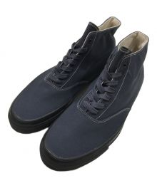 HOMME PLISSE ISSEY MIYAKE×WACOUWA（オム プリッセ イッセイ ミヤケ）の古着「ハイカットスニーカー」｜ネイビー