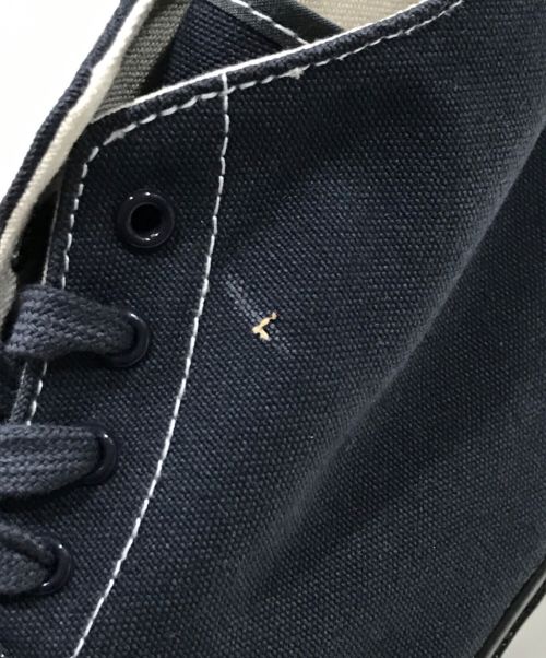 HOMME PLISSE ISSEY MIYAKE（オム プリッセ イッセイ ミヤケ）HOMME PLISSE ISSEY MIYAKE (オムプリッセ イッセイ ミヤケ) WACOUWA ハイカットスニーカー ネイビー サイズ:8H/265の古着・服飾アイテム