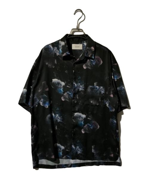STUDIOUS（ステュディオス）STUDIOUS (ステュディオス) ダークフラワービッグシルエットシャツ ネイビー サイズ:1の古着・服飾アイテム