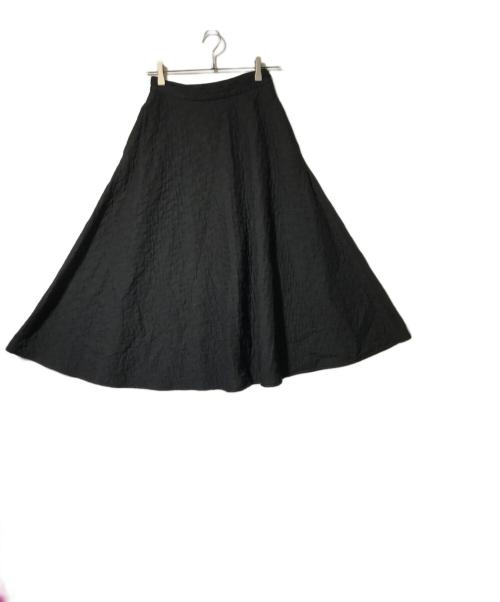 CellarDoor（セラードアー）CellarDoor (セラードアー) キルティングフレアスカート ブラック サイズ:Fの古着・服飾アイテム