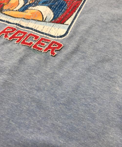 TNT（ティーエヌティー）TNT (ティーエヌティー) 90's トリムTシャツ ブルー サイズ:Mの古着・服飾アイテム