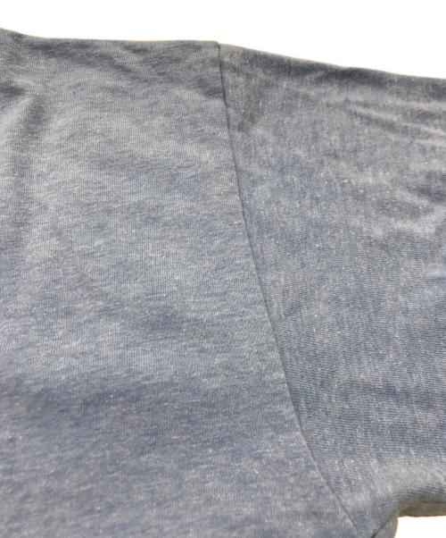 TNT（ティーエヌティー）TNT (ティーエヌティー) 90's トリムTシャツ ブルー サイズ:Mの古着・服飾アイテム