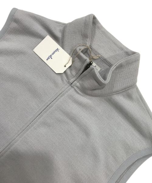 STEVEN ALAN（スティーブンアラン）STEVEN ALAN (スティーブンアラン) PIQUE SWEAT VEST グレー サイズ:L 未使用品の古着・服飾アイテム