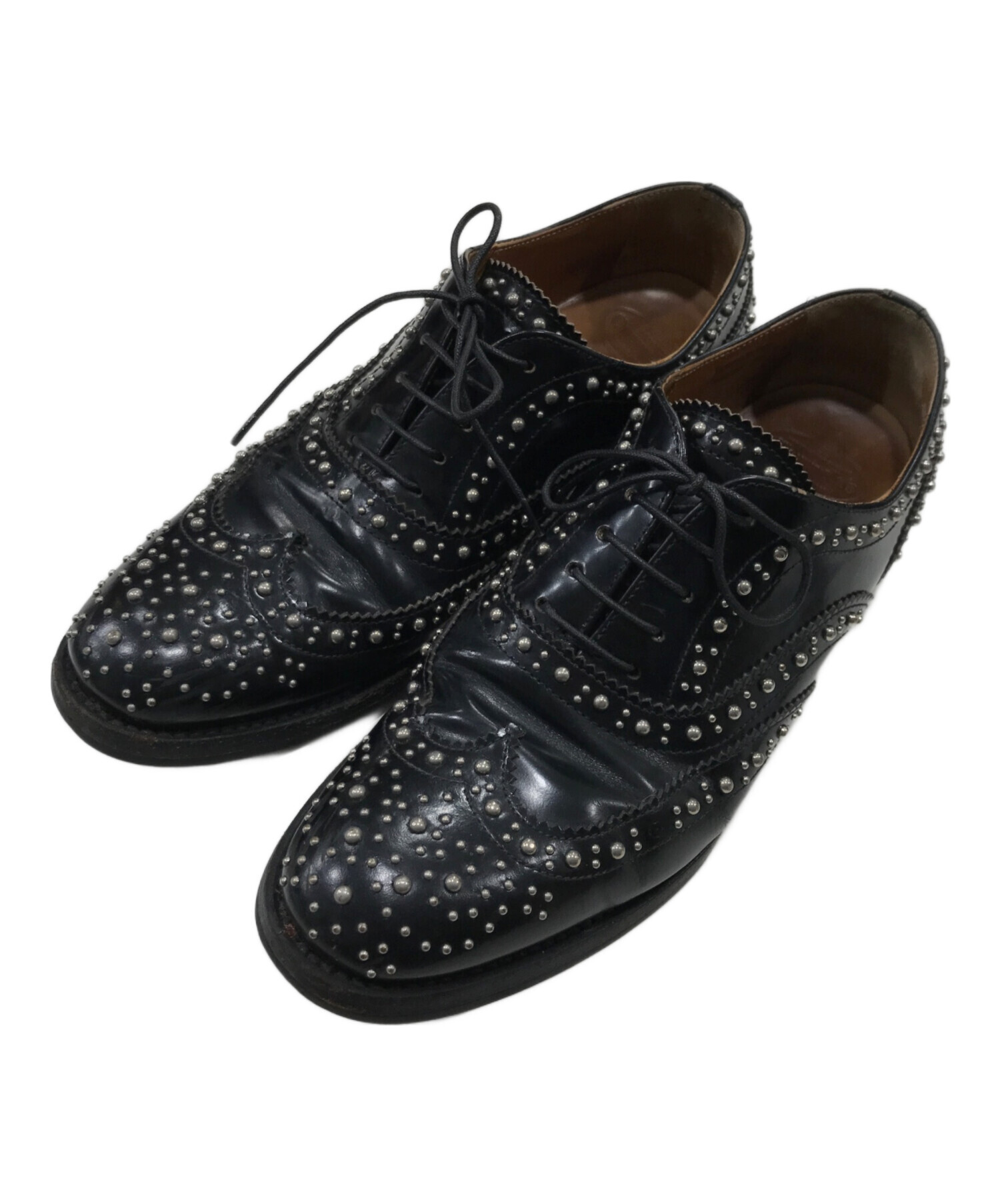 Church's (チャーチ) BURWOOD MET BLK POLISHED ブラック サイズ:380 Church's (チャーチ) BURWOOD MET BLK POLISHED ブラック サイズ:380