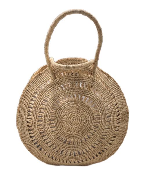 MAISON N.H PARIS（メゾン・エヌ・アッシュ・パリ）MAISON N.H PARIS (メゾン・エヌ・アッシュ・パリ) CERCLE GRAND バッグ ベージュの古着・服飾アイテム