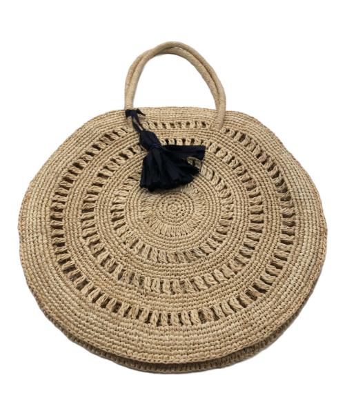 MAISON N.H PARIS（メゾン・エヌ・アッシュ・パリ）MAISON N.H PARIS (メゾン・エヌ・アッシュ・パリ) CERCLE GRAND バッグ ベージュの古着・服飾アイテム