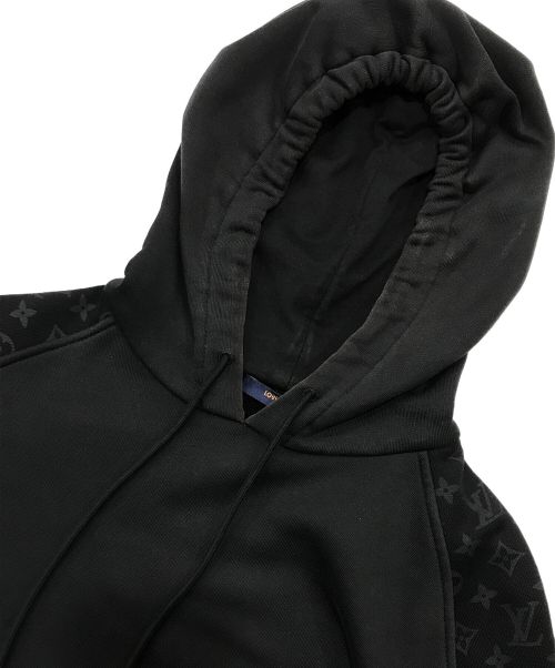 LOUIS VUITTON（ルイ ヴィトン）LOUIS VUITTON (ルイ ヴィトン) サークルカットモノグラムパーカー ブラック サイズ:Sの古着・服飾アイテム