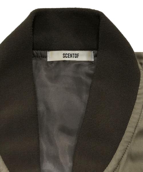 SCENTOF（セントオブ）SCENTOF (セントオブ) レーヨンコットン MA-1 ベージュ サイズ:FREEの古着・服飾アイテム