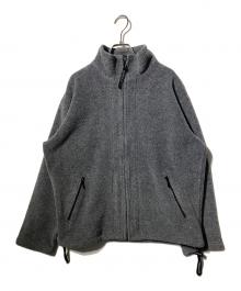 CHAPS RALPH LAUREN（チャップス ラルフローレン）の古着「フリースジャケット」｜ライトグレー