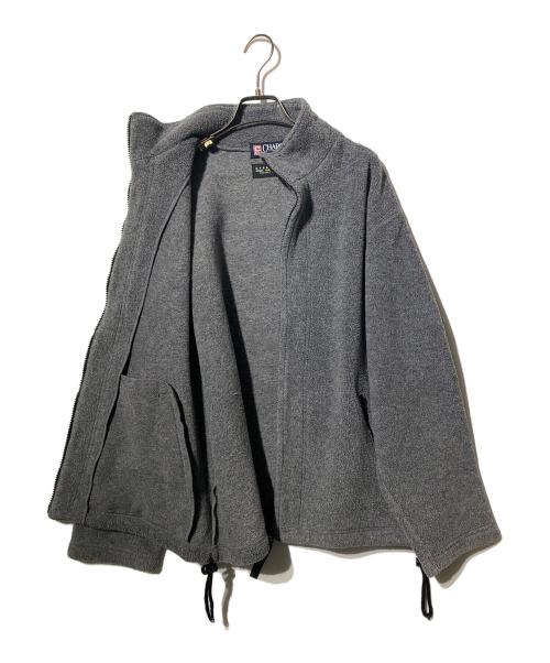 CHAPS RALPH LAUREN（チャップス ラルフローレン）CHAPS RALPH LAUREN (チャップス ラルフローレン) フリースジャケット ライトグレー サイズ:Mの古着・服飾アイテム