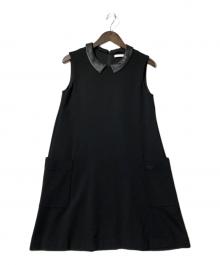 FOXEY NEWYORK（フォクシーニューヨーク）の古着「ノースリーブワンピース」｜ブラック