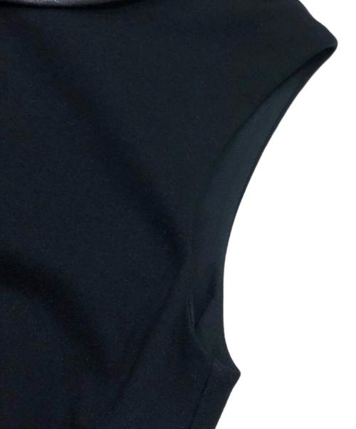 FOXEY NEWYORK（フォクシーニューヨーク）FOXEY NEWYORK (フォクシーニューヨーク) ノースリーブワンピース ブラック サイズ:40の古着・服飾アイテム