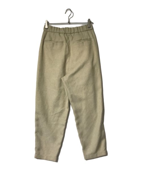 LE GLAZIK（ル グラジック）LE GLAZIK (ル グラジック) タスランツイル2タックイージーパンツ ベージュ サイズ:36の古着・服飾アイテム