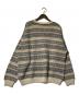 WOOLRICH (ウールリッチ) クルーネックニット ネイビー×ベージュ サイズ:2XL：5000円