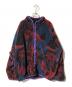 HUF（ハフ）の古着「SATIVA FLORAL F/Z SHERPA」｜レッド×ネイビー