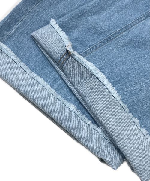 STUMBLY（スタンブリ―）STUMBLY (スタンブリ―) ハイウエストワイドパンツ インディゴ サイズ:36の古着・服飾アイテム