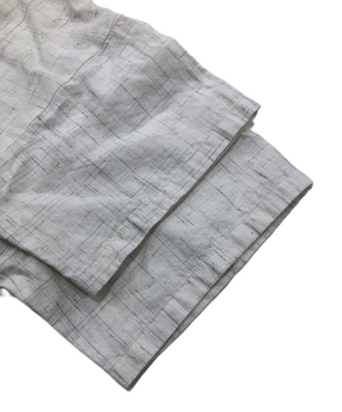 evam eva（エヴァムエヴァ）evam eva (エヴァムエヴァ) linen pattern pullover antique アイボリー サイズ:Mの古着・服飾アイテム