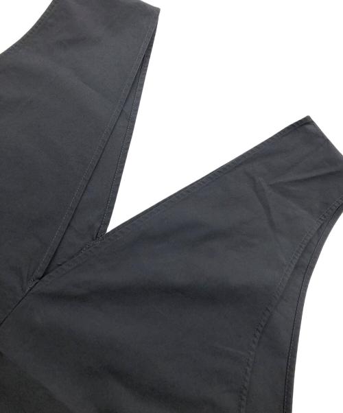 evam eva（エヴァムエヴァ）evam eva (エヴァムエヴァ) cotton sleeveless one-piece チャコールグレー サイズ:Fの古着・服飾アイテム