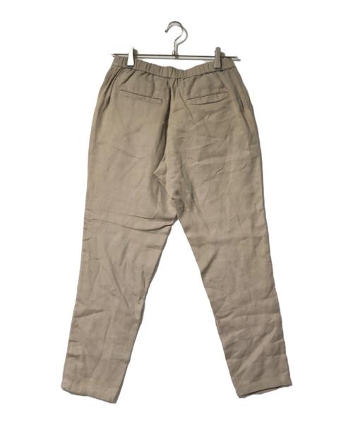 evam eva（エヴァムエヴァ）evam eva (エヴァムエヴァ) raising linen easy tuck pants ベージュ サイズ:1の古着・服飾アイテム