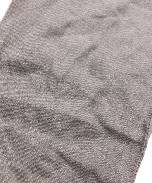 evam eva（エヴァムエヴァ）evam eva (エヴァムエヴァ) raising linen easy tuck pants ベージュ サイズ:1の古着・服飾アイテム