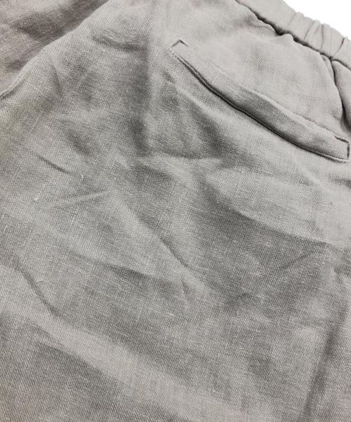 evam eva（エヴァムエヴァ）evam eva (エヴァムエヴァ) raising linen easy tuck pants ベージュ サイズ:1の古着・服飾アイテム