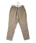 evam eva (エヴァムエヴァ) raising linen easy tuck pants ベージュ サイズ:1：3500円