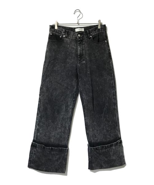 ADRER（アドラー）ADRER (アドラー) Role up vintage denim ブラック サイズ:Mの古着・服飾アイテム