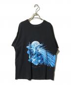 Hanesヘインズ）の古着「アートプリントTシャツ」｜ブラック