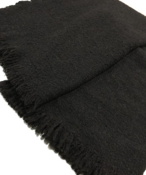 ASAUCE MELER（アソースメレ）ASAUCE MELER (アソースメレ) シルクアルパカウールストール ブラウンの古着・服飾アイテム