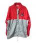 HONDA（ホンダ）の古着「ナイロンジャケット/ラグランジャケット」｜グレー×レッド