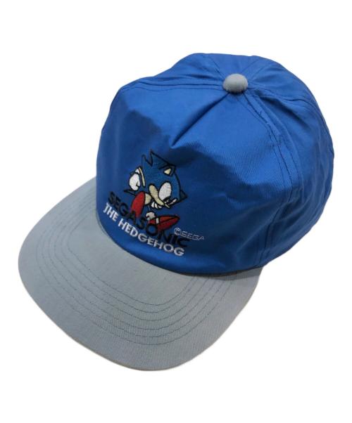 SEGA（セガ）SEGA (セガ) ソニックキャップ ブルーの古着・服飾アイテム