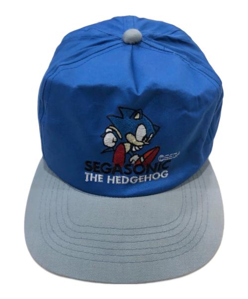 SEGA（セガ）SEGA (セガ) ソニックキャップ ブルーの古着・服飾アイテム