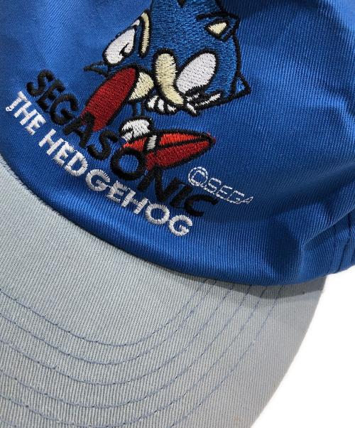 SEGA（セガ）SEGA (セガ) ソニックキャップ ブルーの古着・服飾アイテム