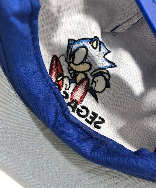 SEGA（セガ）SEGA (セガ) ソニックキャップ ブルーの古着・服飾アイテム