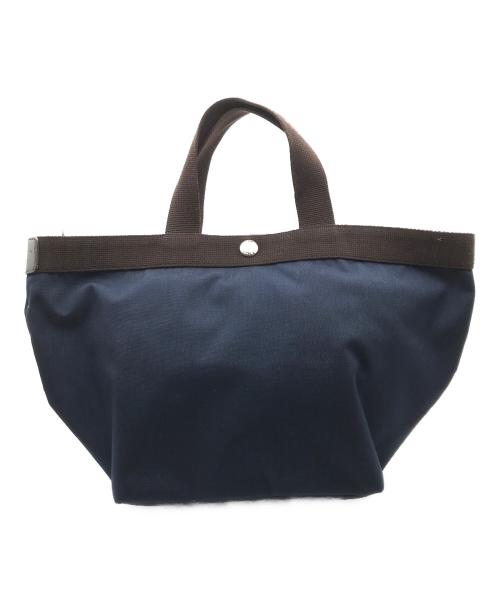 Herve Chapelier（エルベシャプリエ）Herve Chapelier (エルベシャプリエ) 舟形トートバッグ ネイビーの古着・服飾アイテム