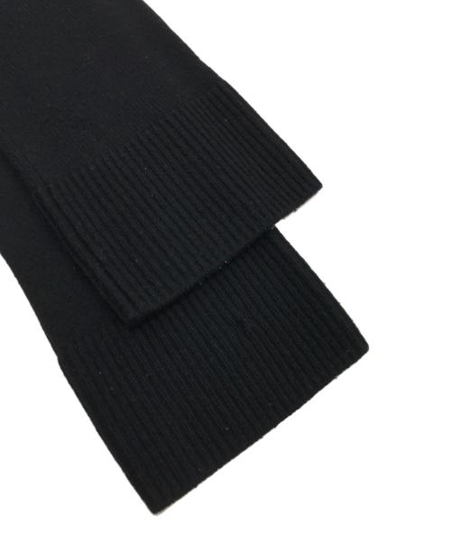 FOXEY NEWYORK（フォクシーニューヨーク）FOXEY NEWYORK (フォクシーニューヨーク) ペプラムフレアニットトップス ブラック サイズ:38の古着・服飾アイテム