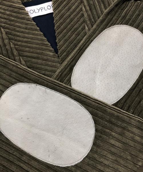 POLYPLOID（ポリプロイド）POLYPLOID (ポリプロイド) エルボーパッチコーデュロイジャケット オリーブ サイズ:2の古着・服飾アイテム