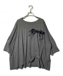Y's（ワイズ）の古着「プリントTシャツ」｜グレー