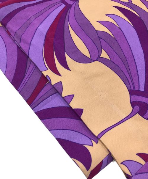 DRIES VAN NOTEN（ドリスヴァンノッテン）DRIES VAN NOTEN (ドリスヴァンノッテン) フラワープリントレーヨンイージーパンツ パープル サイズ:Sの古着・服飾アイテム