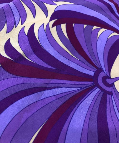 DRIES VAN NOTEN（ドリスヴァンノッテン）DRIES VAN NOTEN (ドリスヴァンノッテン) フラワープリントレーヨンイージーパンツ パープル サイズ:Sの古着・服飾アイテム