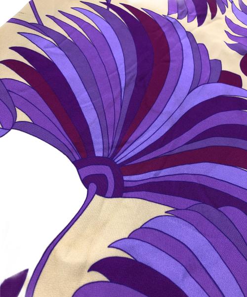 DRIES VAN NOTEN（ドリスヴァンノッテン）DRIES VAN NOTEN (ドリスヴァンノッテン) フラワープリントレーヨンイージーパンツ パープル サイズ:Sの古着・服飾アイテム